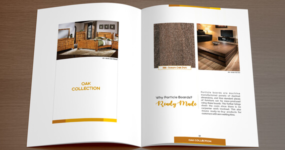 Furniture laminates catalogue design print kenboard