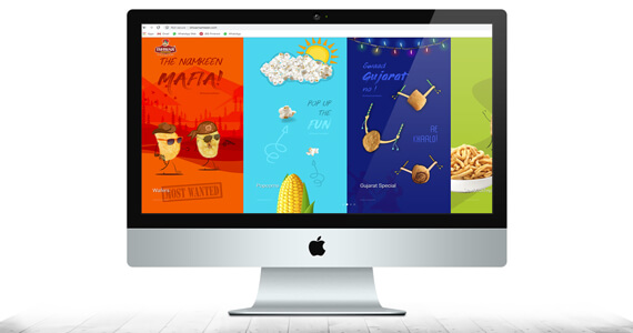 web development company in gujarat Ishwar Namkeen Website Design Development Agency India
