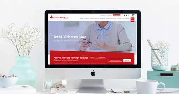 Website Design Company in India Varia Hospital Website Design Development Agency India