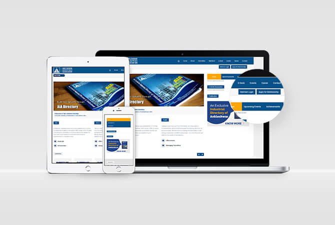 Web Portal for Industries Association 